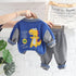 Children's Spring and Autumn Baseball Suit Set of Three